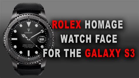 gear s3 classic rolex face|samsung gear s3 custom Rolex.